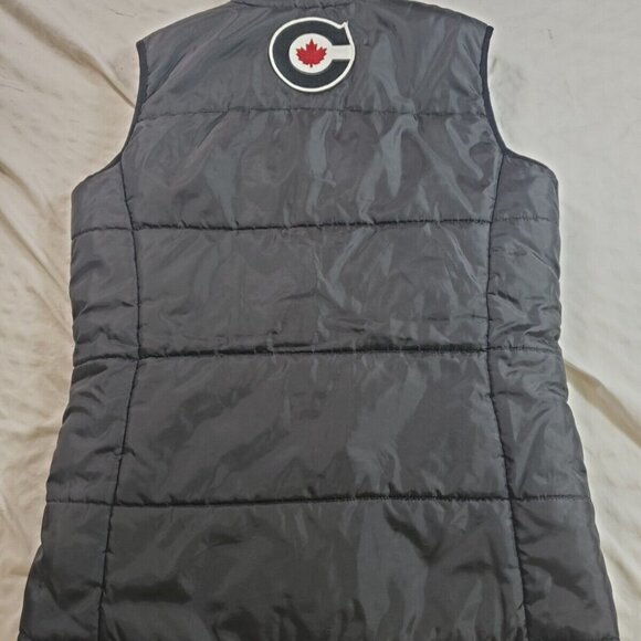 Hudsons Bay 2006 Olympics Canada Winter Puffer Vest Size Small Womens Insulated - Picture 11 of 12